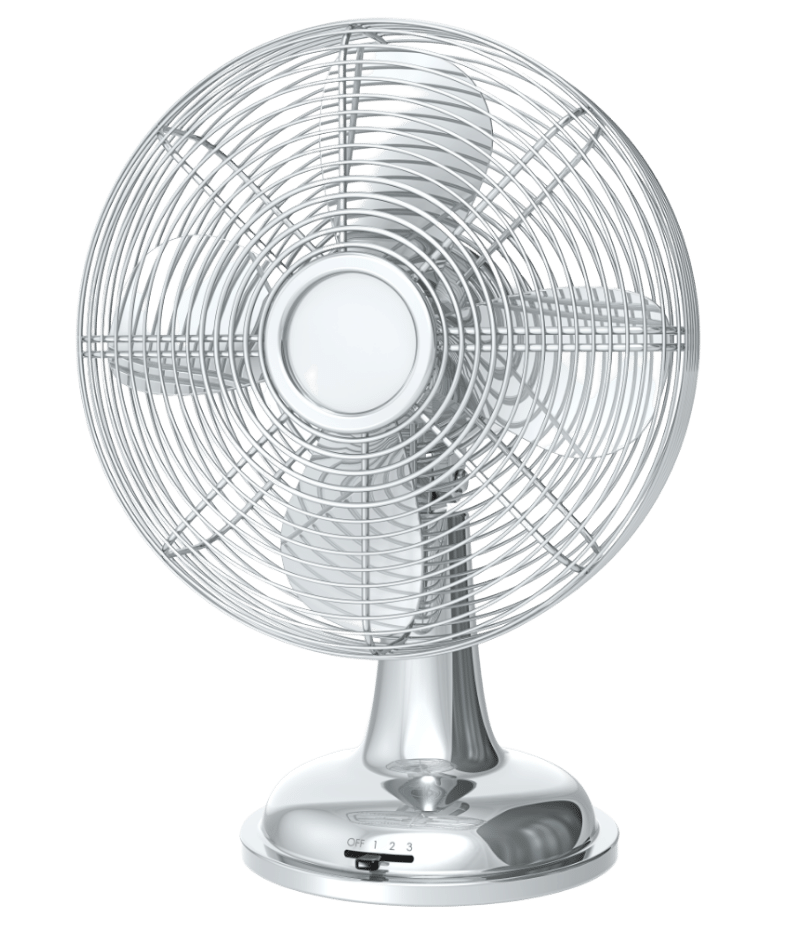 Classic desk fan.
